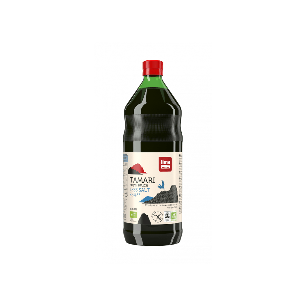 Sauce Tamari 25% de sel en moins BIO - 25cl Lima vrac-zero-dechet-ecolo-montaudran