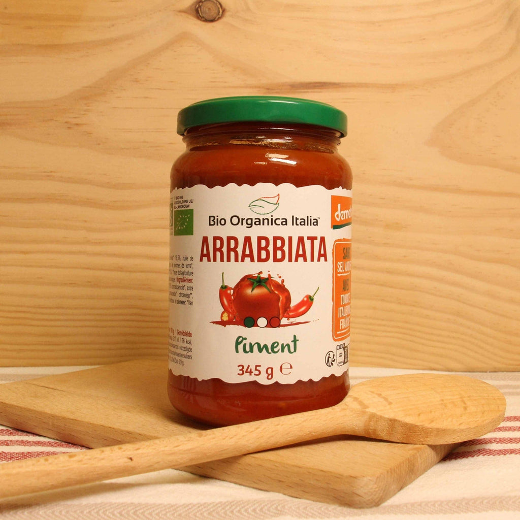Sauce tomate arrabbiata BIO - 345g Bio Organica Italia vrac-zero-dechet-ecolo-montaudran