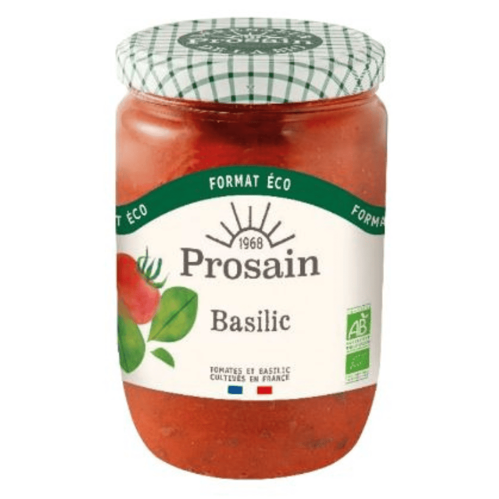 Sauce tomate au basilic BIO - 610g Prosain vrac-zero-dechet-ecolo-montaudran