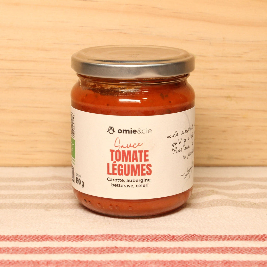 Sauce tomate aux légumes - 190g Omie vrac-zero-dechet-ecolo-montaudran