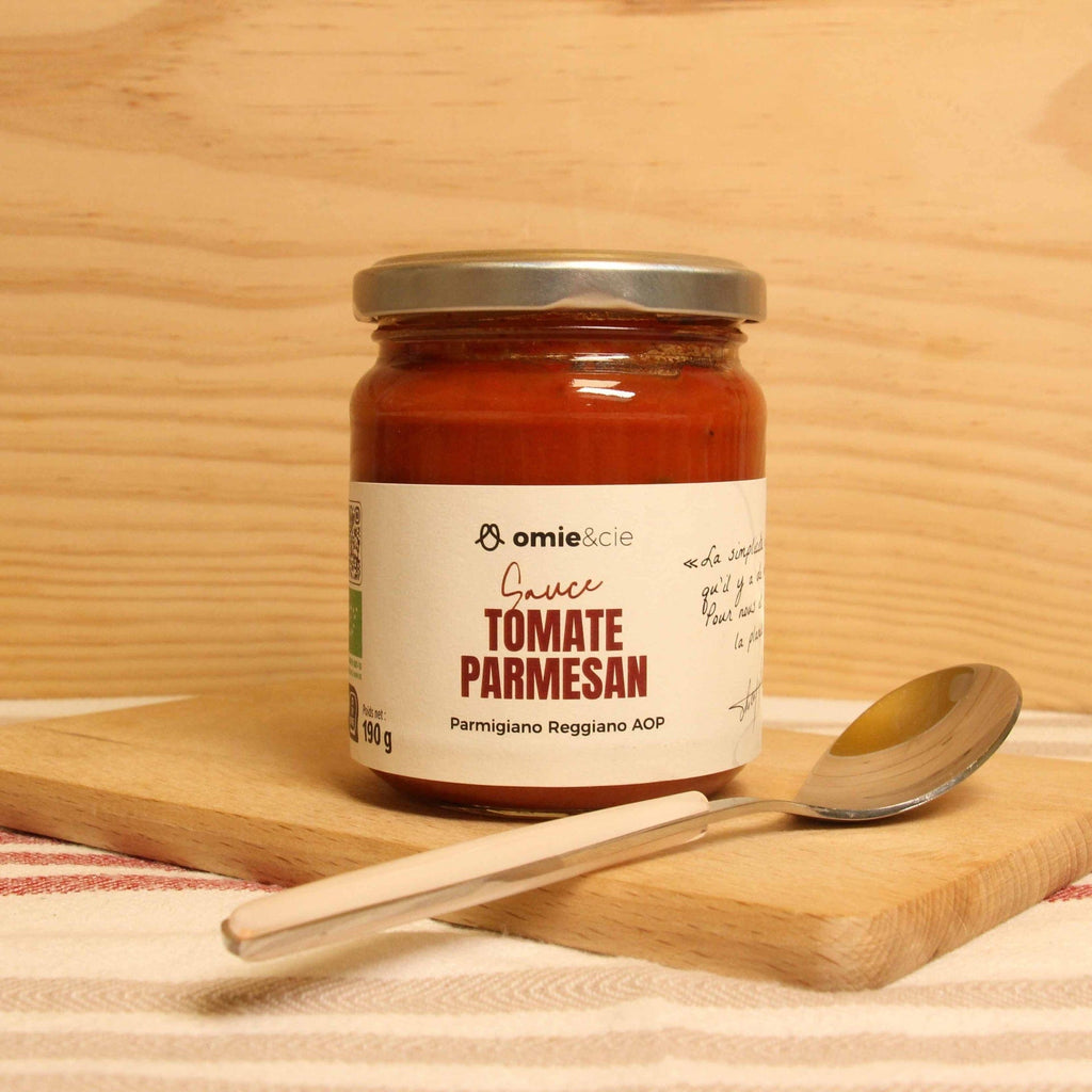 Sauce tomate parmesan BIO - 190g Omie vrac-zero-dechet-ecolo-montaudran