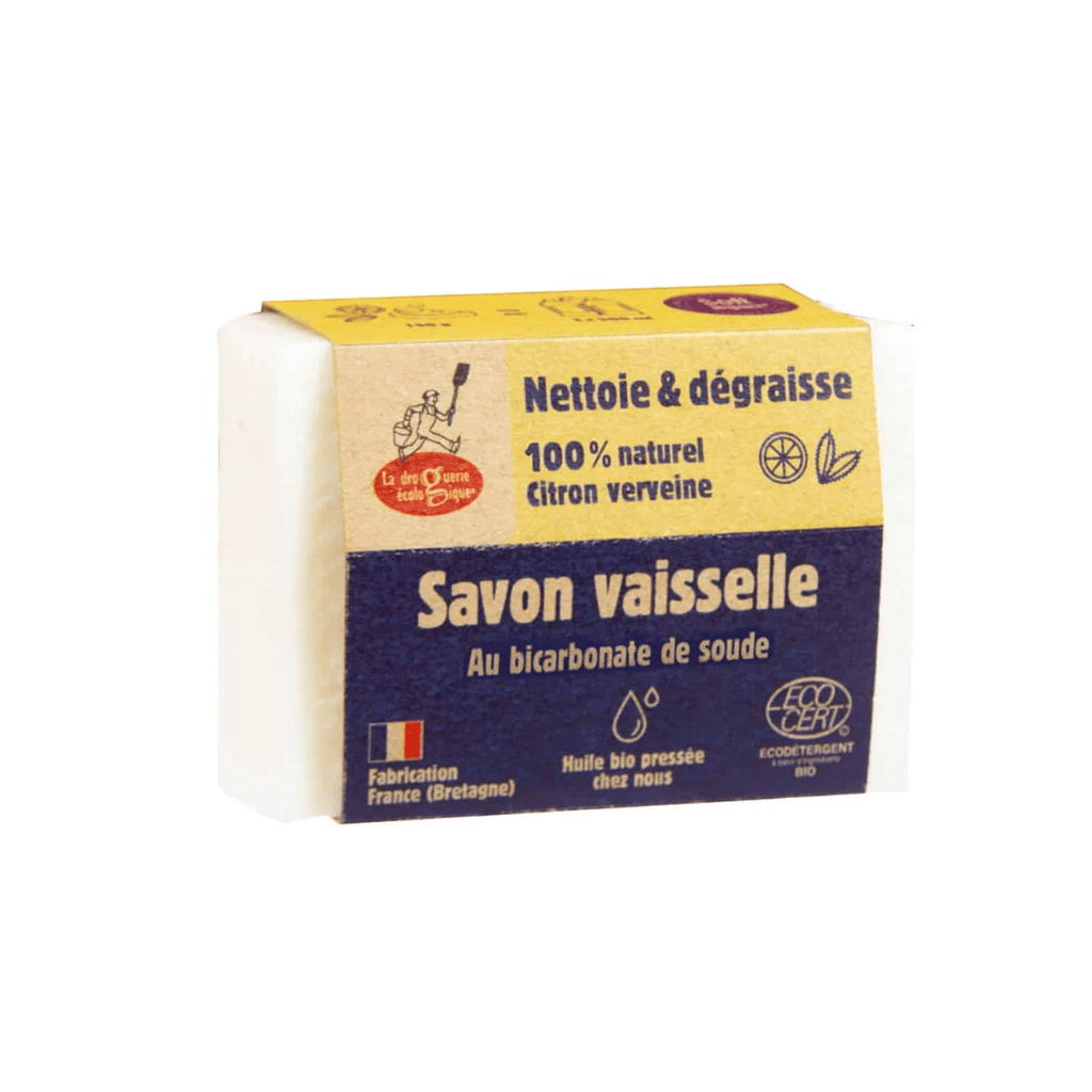 Savon vaisselle bicarbonate Citron - 150g La droguerie écologique vrac-zero-dechet-ecolo-montaudran