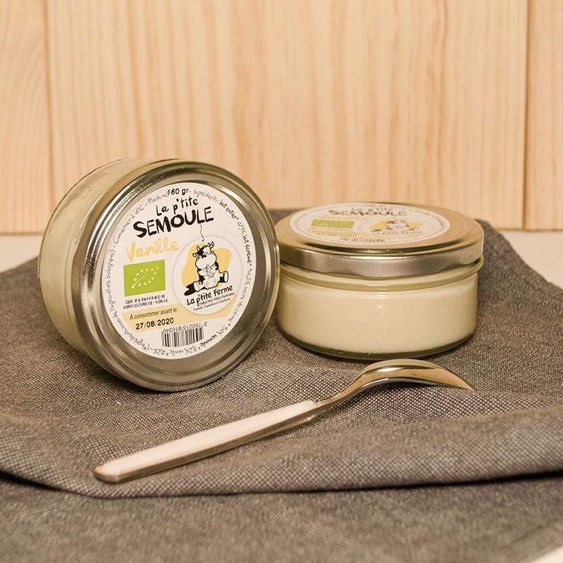 Semoule au lait vanille BIO - 160g La p'tite ferme vrac-zero-dechet-ecolo-montaudran