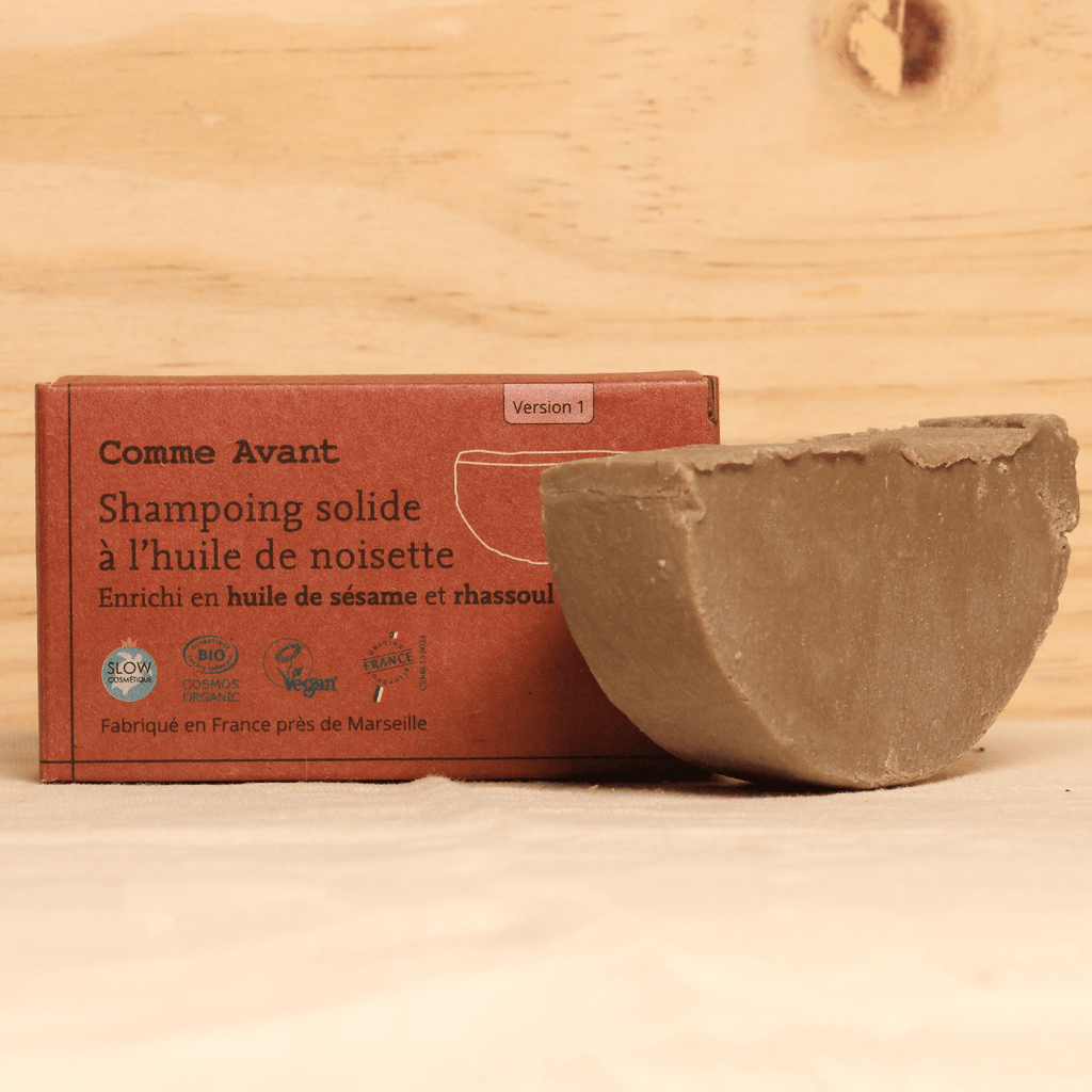 Shampoing solide enrichi en huile de sésame & rhassoul - cheveux gras - 70g Comme Avant vrac-zero-dechet-ecolo-montaudran
