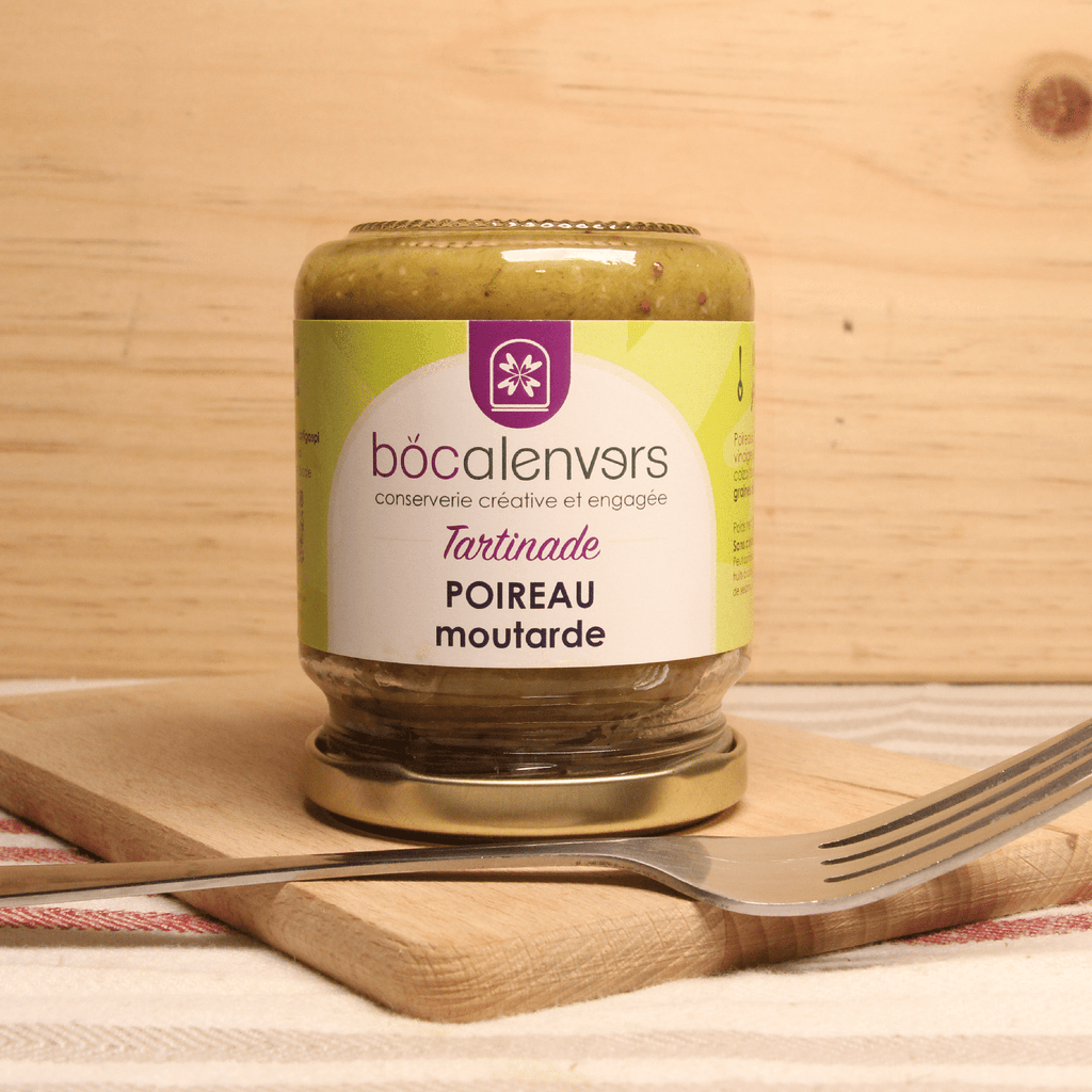 Tartinade Poireau Moutarde - 200g - ANTIGASPI Bocalenvers vrac-zero-dechet-ecolo-montaudran