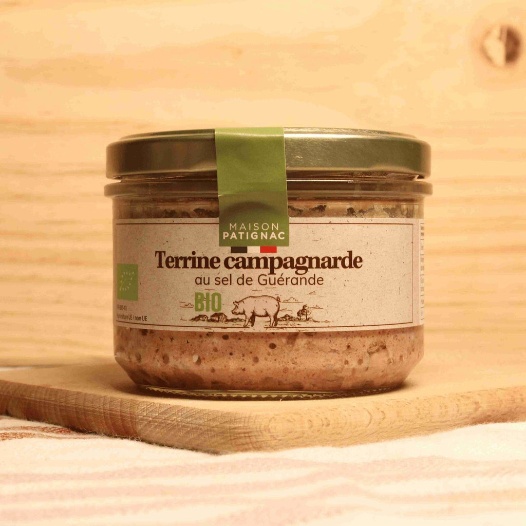 Terrine campagnarde au sel de Guérande BIO - 180g Maison Patignac vrac-zero-dechet-ecolo-montaudran