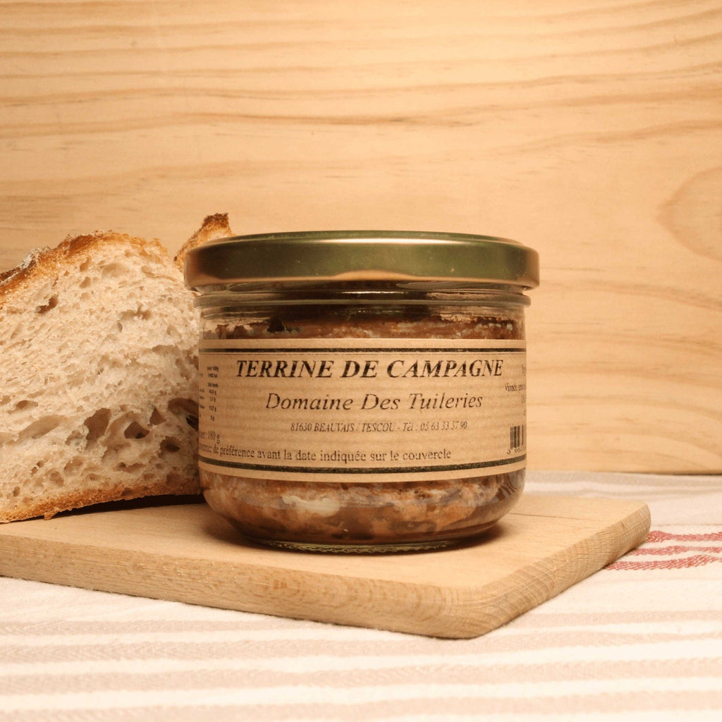 Terrine de campagne - 180g Domaine des Tuileries vrac-zero-dechet-ecolo-montaudran