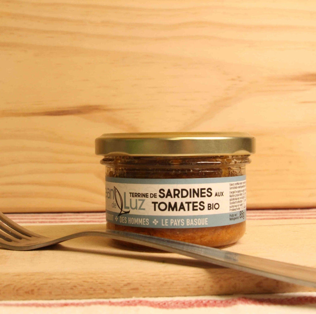 Terrine de sardines aux tomates - 85g Jean de Luz vrac-zero-dechet-ecolo-montaudran