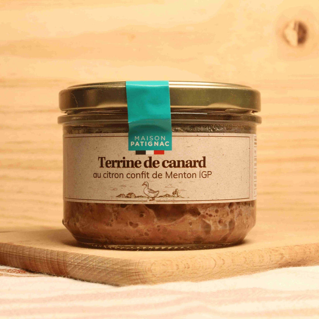 Terrine pur canard au citron confit de Menton IGP - 180g Maison Patignac vrac-zero-dechet-ecolo-montaudran