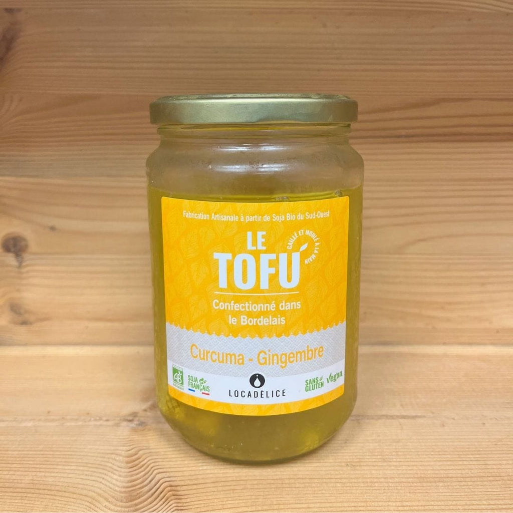 Tofu frais Curcuma Gingembre - 180g Locadélice vrac-zero-dechet-ecolo-montaudran