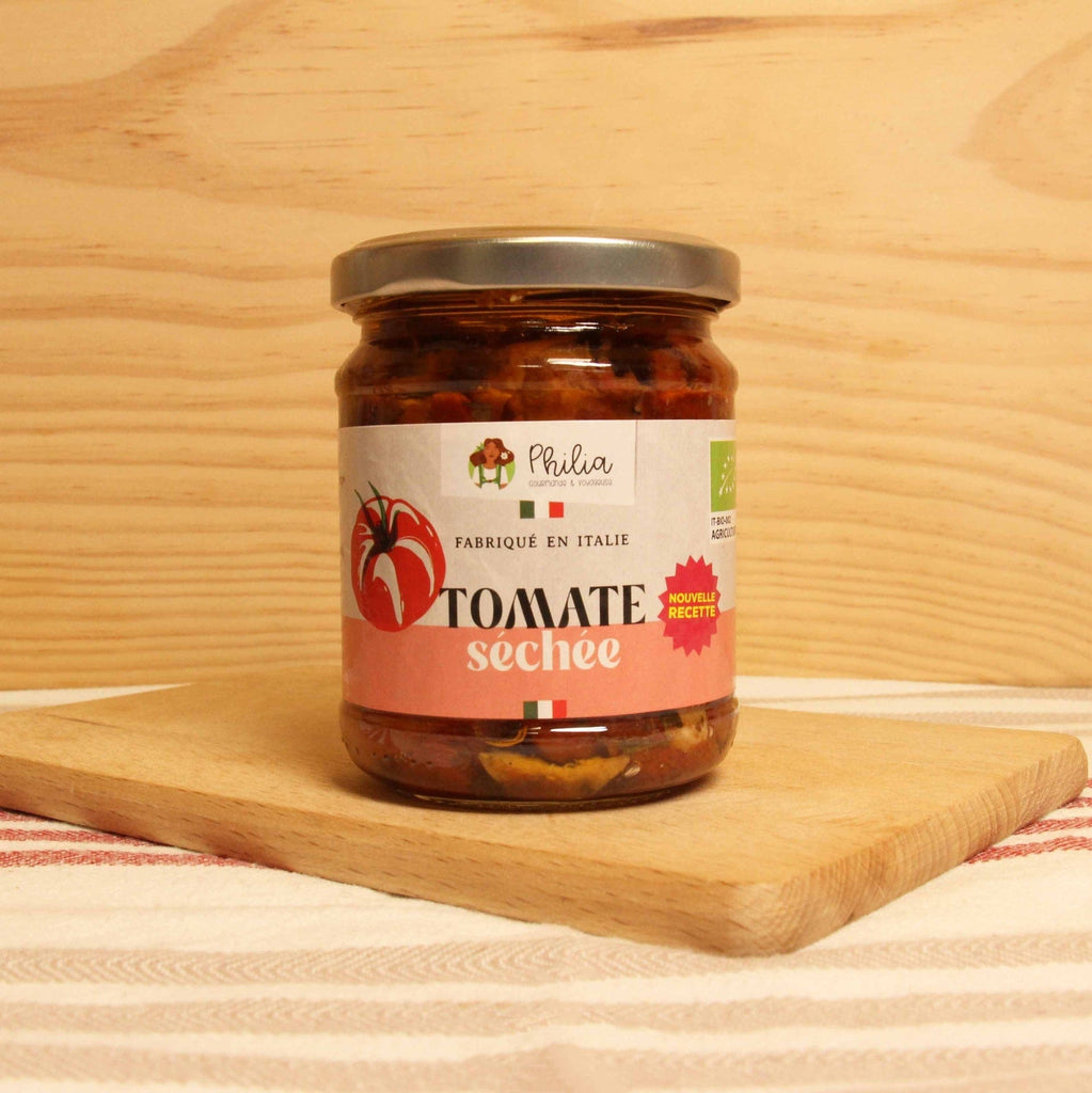 Tomates séchées à l'huile d'olive BIO - 190g net égoutté Philia vrac-zero-dechet-ecolo-montaudran