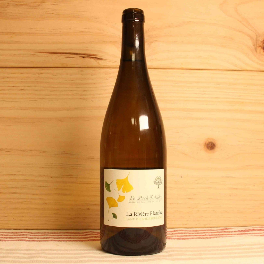 Vin blanc La Rivière Blanche Bio - IGP Pays d’Hérault - 75cl Le Pech d'André vrac-zero-dechet-ecolo-montaudran