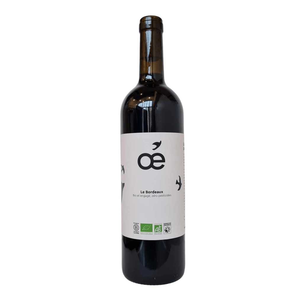 Vin rouge - AOC Bordeaux Oé Bio - 75cl Oé vrac-zero-dechet-ecolo-montaudran