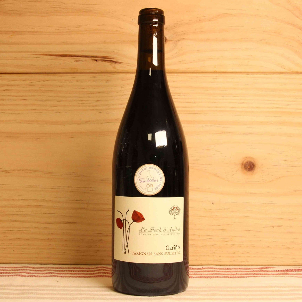 Vin Rouge Cariño Bio - IGP Pays d’Hérault - 75cl Le Pech d'André vrac-zero-dechet-ecolo-montaudran