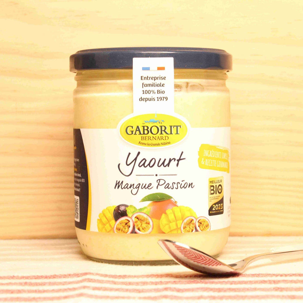 Yaourt brassé Mangue-Passion BIO - 400g - ANTIGASPI Bernard GABORIT vrac-zero-dechet-ecolo-montaudran