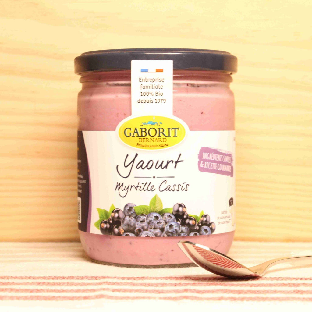 Yaourt brassé Myrtille-Cassis BIO - 400g Bernard GABORIT vrac-zero-dechet-ecolo-montaudran