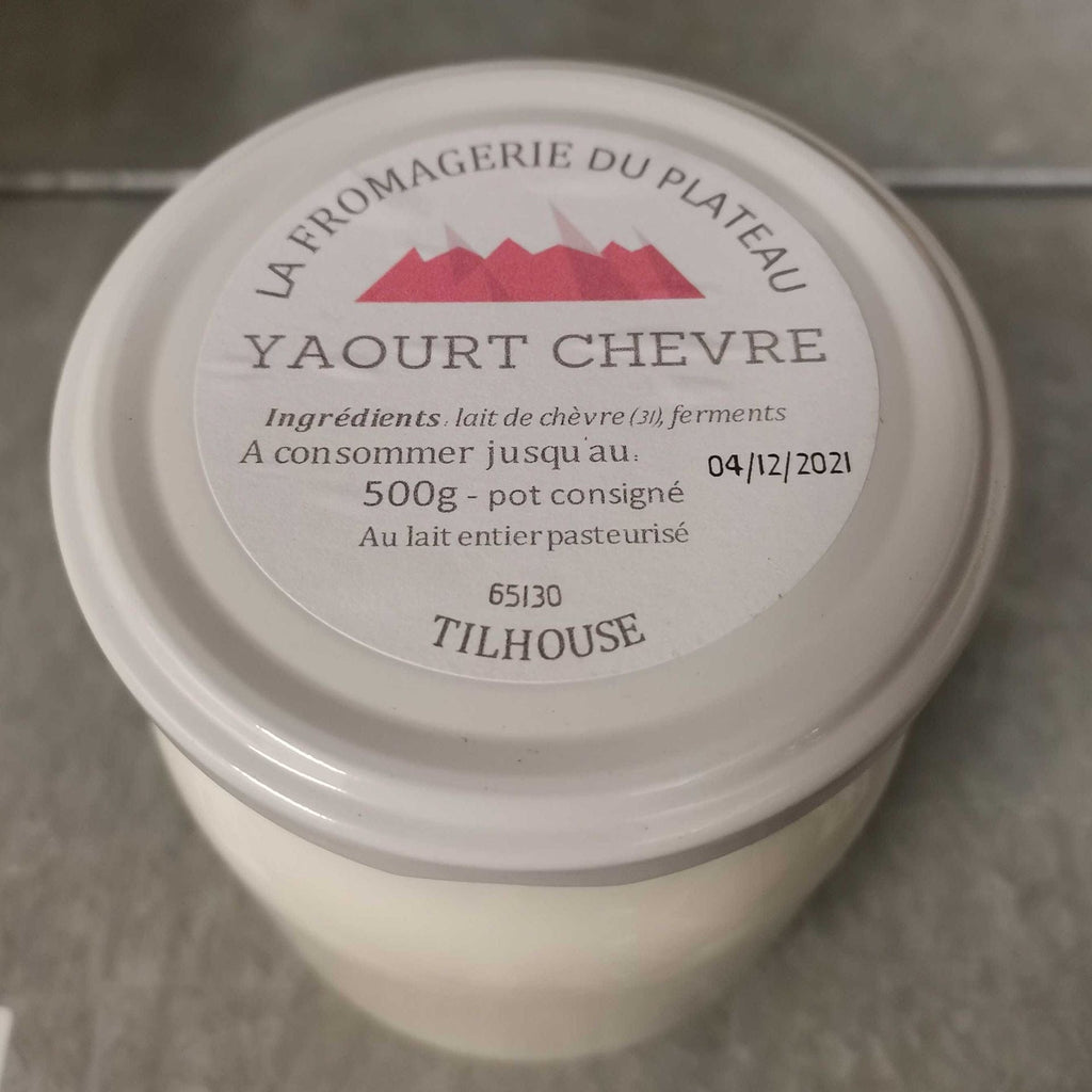 Yaourt de chèvre - 500g Fromagerie du Plateau vrac-zero-dechet-ecolo-montaudran