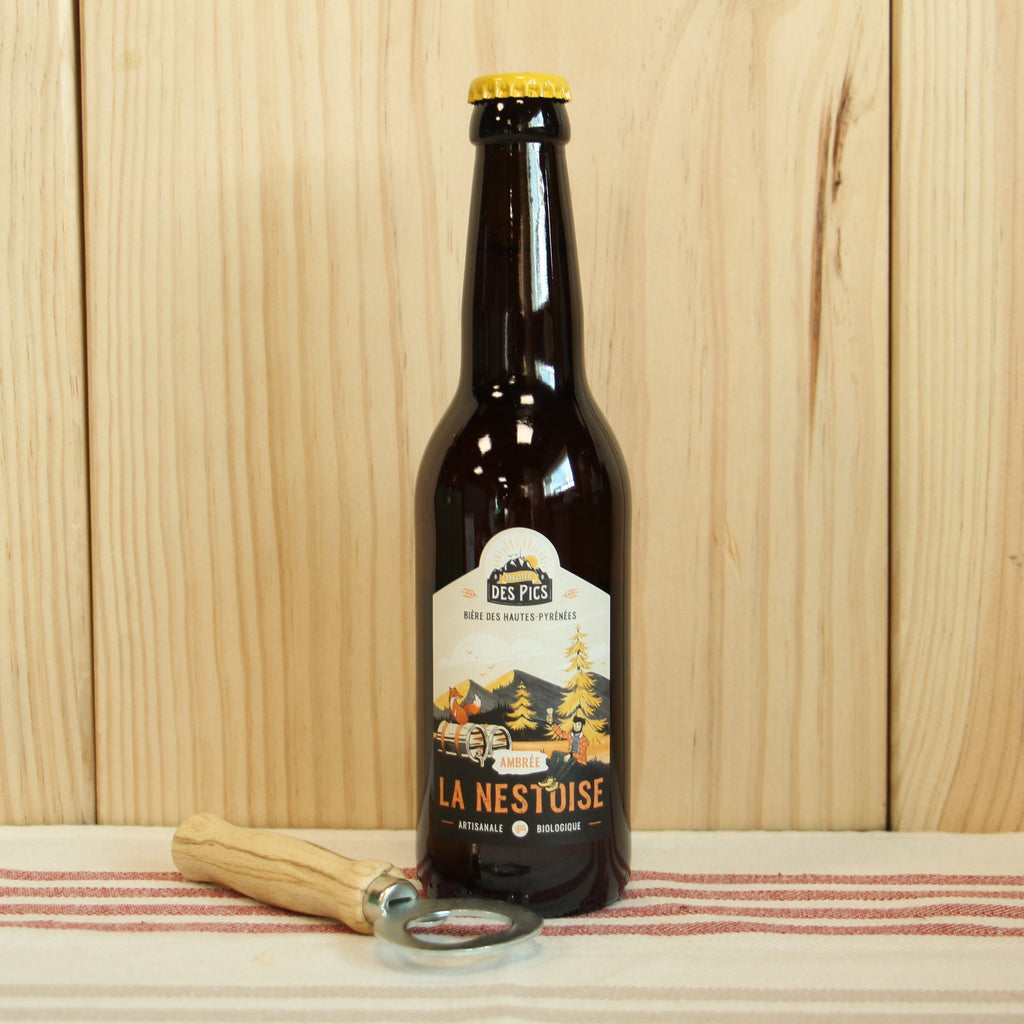 Bière ambrée - La Nestoise BIO - 33cl Brasserie des pics vrac-zero-dechet-ecolo-montaudran