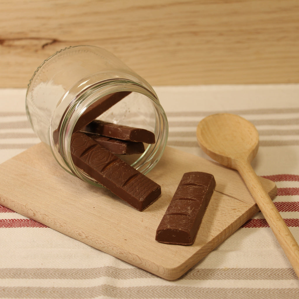 Chokobar chocolat au lait et cœur lacté BIO - 5 pièces - env. 100g Belledonne vrac-zero-dechet-ecolo-montaudran