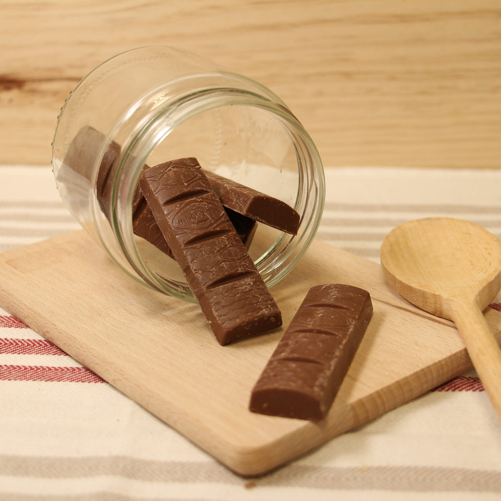 Chokobar chocolat au lait et éclats de noisettes BIO - 5 pièces - env. 100g Belledonne vrac-zero-dechet-ecolo-montaudran