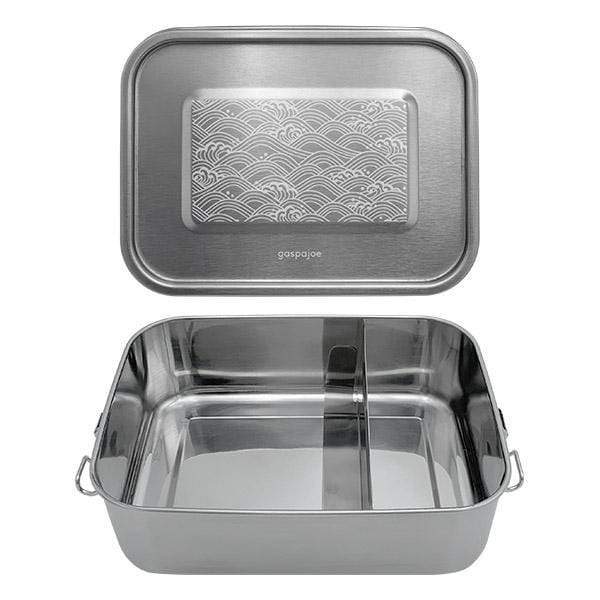Lunch Box Inox Yummy - 1200 ml - Gravé Onde Gaspajoe vrac-zero-dechet-ecolo-montaudran