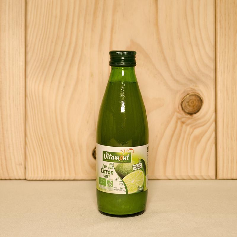 Mini pur jus de citron vert bio - 25cl Vitamont vrac-zero-dechet-ecolo-montaudran