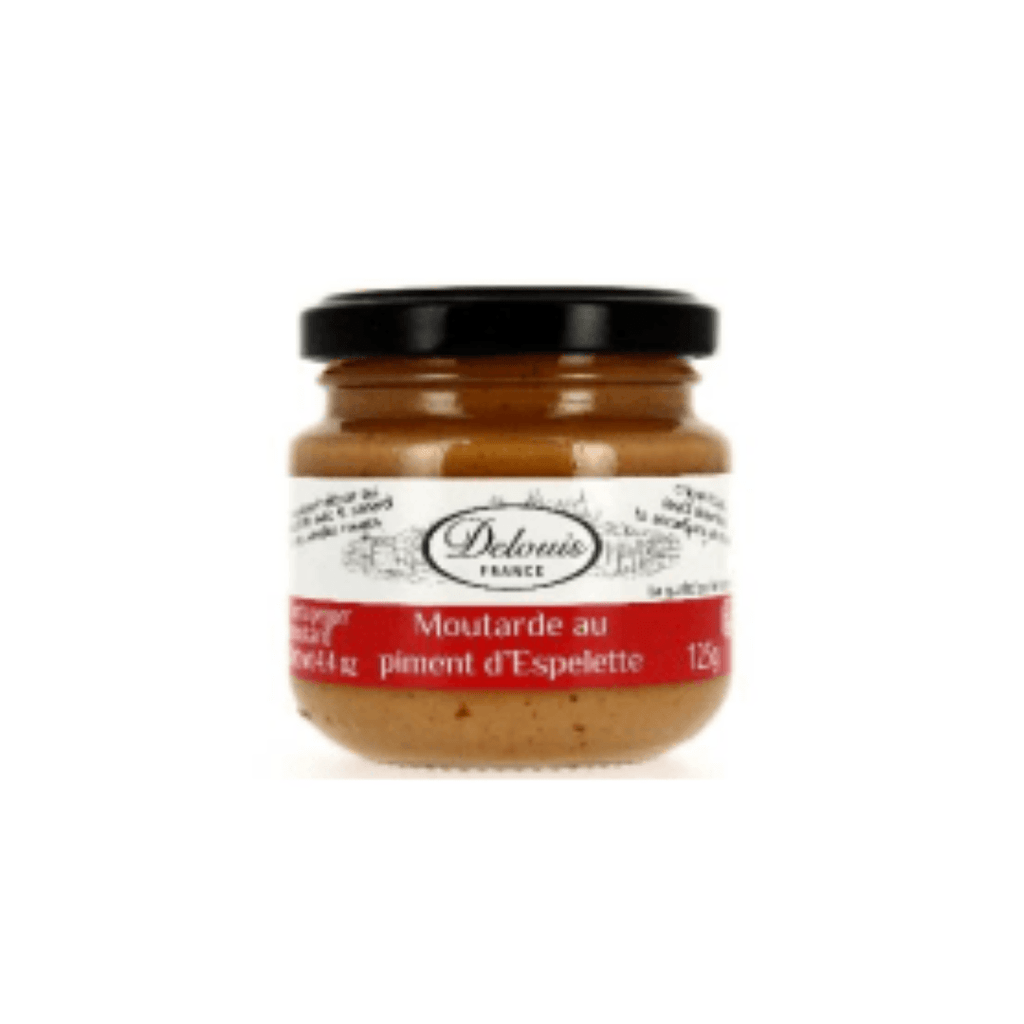 Moutarde piment d'Espelette AOP - 125g Delouis vrac-zero-dechet-ecolo-montaudran