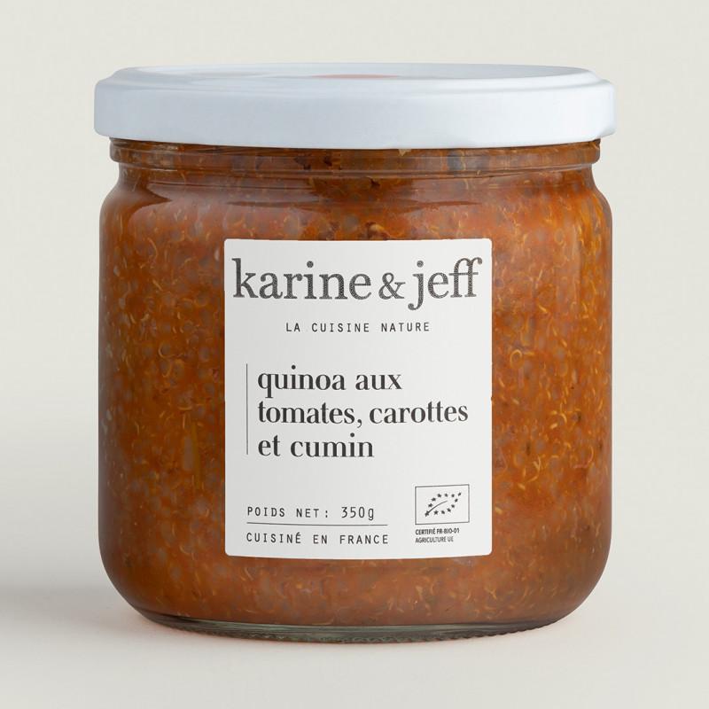 Quinoa aux tomates, carottes et cumin - 350g Karine & Jeff vrac-zero-dechet-ecolo-montaudran