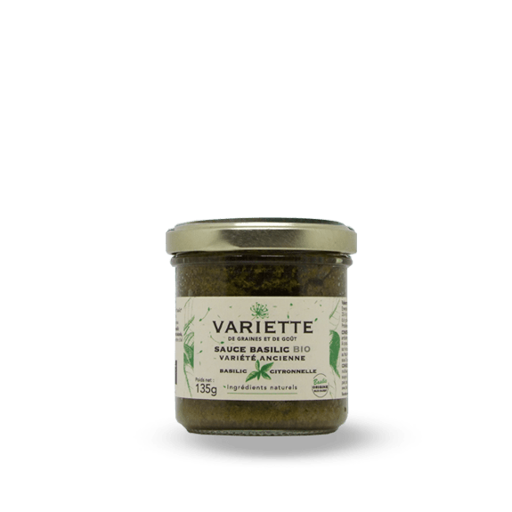 Sauce basilic citronnelle BIO - 135g Variette vrac-zero-dechet-ecolo-montaudran