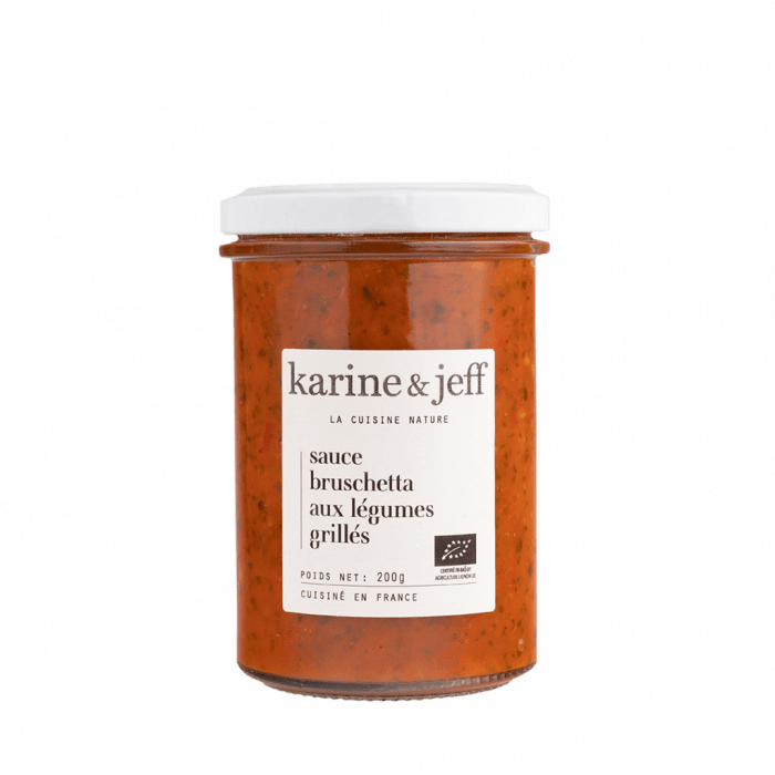 Sauce bruschetta aux légumes grillés - 200g Karine & Jeff vrac-zero-dechet-ecolo-montaudran