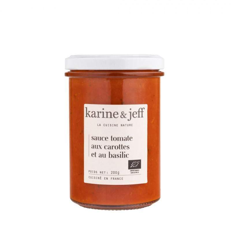 Sauce tomate aux carottes et basilic - 200g Karine & Jeff vrac-zero-dechet-ecolo-montaudran
