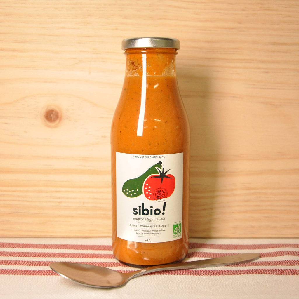 Soupe de tomate, courgette et basilic BIO - 48 cL Sibio vrac-zero-dechet-ecolo-montaudran